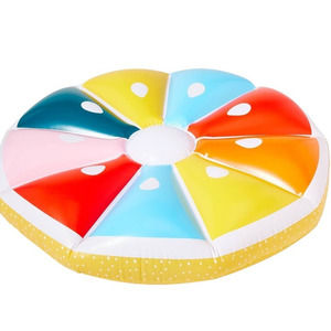 Gigantic Fruit Slice Pool Float, 4 Ft. Dia., w/ Manual & Repair Kit - Sun Squad